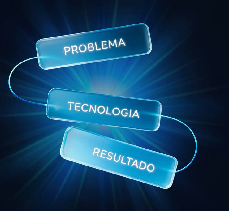 Fluxo em três placas de vidro: problema, tecnologia e resultado.